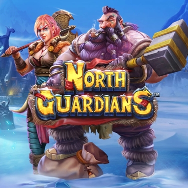 viking man and woman with heavy hammers