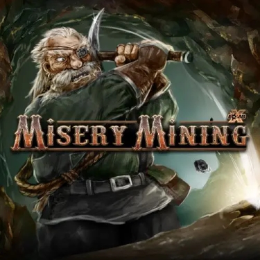 miner with an axe in a mine