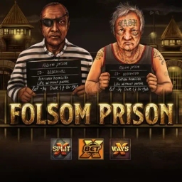 Folsom Prison Slot 2 prisoners holding the prison boards