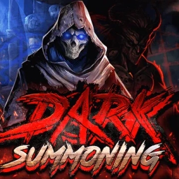 dark summoning slot skeleton with blue eyes in black robe